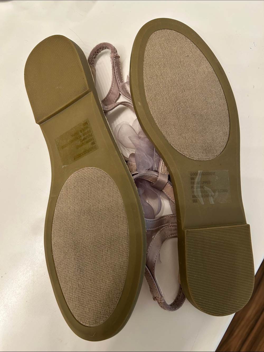 Madden Girl Lilac Floral T-Strap Sandals - Picture 3 of 4